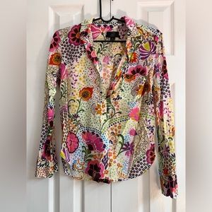 J.crew Women’s classic fit floral button up